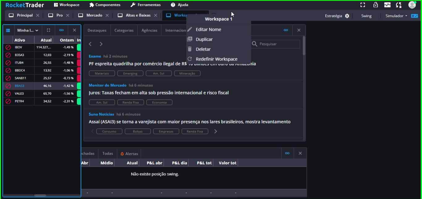 Captura de tela da etapa 1.