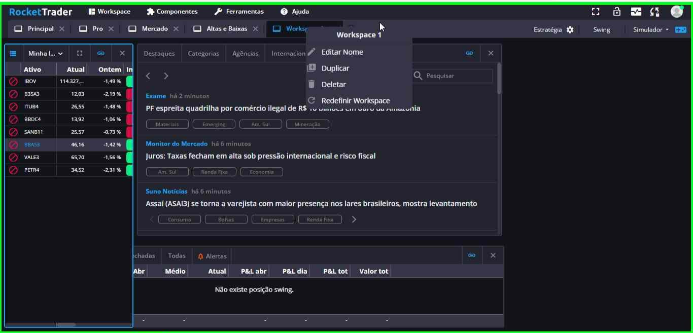 Captura de tela da etapa 1.