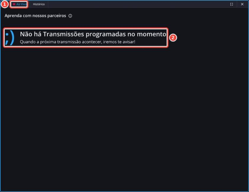 Tela: Lives - Ao Vivo
