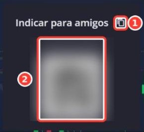 Tela: Indicar para amigos
